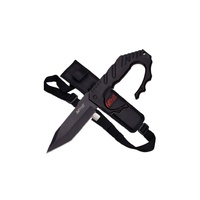 Mtech Usa Tactical Half Serrated Tanto Fixed Blade Knife - 4Mm Thick Blade #mt-20-51Bt