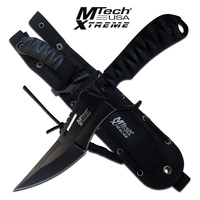Mtech Tactical Xtreme Upswept Point Fixed Blade Knife - 11 Inches Overall G10 Handle #mx-8134