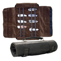 Mtech Adjustable Knife Carry Case Roll-Up Storage Sheath - 24 Slots W Handle #c-Kr2