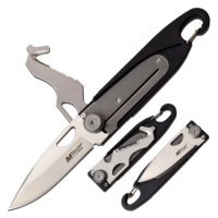 Mtech Drop Point Multi-tools Folding Knife - 6.5 Inches Overall #mt-1102bk
