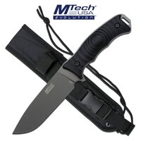 Mtech Evolution Tactical Fixed Blade Full Tang Hunting Knife - W Nylon Sheath #Mte-fix006-bk