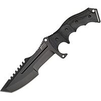 Mtech 11Inch Overall Xtreme Tactical Fixed Blade Knife With Nylon Sheath - Black #mx-8054