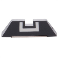 Millett Gl00001 Rear Sight For Glock With White Outline