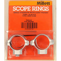 Millett Sr00004 Turn-in Style Smooth Scope Rings 30mm Low