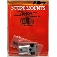 Millett Wb70903 Two Piece Scope Base Nickel For Winchester 70 & Browning Bbr