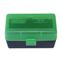 Mtm 50 Rd Rifle Ammo Box .222 / .222 Magnum Clear Green #rs-50-16t