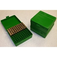 Mtm Case-gard P-100-3-10 Flip-top Pistol Ammo Box 100 Round 38 Spl 357 Mag