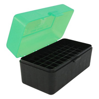 Mtm Case-gard P50-38-16 Pistol Ammo Box 50 Round For 38 Special 357 Mag