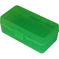 Mtm Case-gard P50-44-16 50 Round Pistol Ammo Box For 44 Mag And 45 Colt