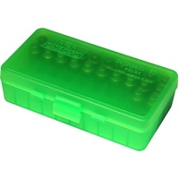 Mtm P50-45-16 Pistol Ammo Box 50 Round Clear Green