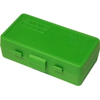 Mtm Case-Gard P50-9m-10 Ammo Box 50 Round 9mm Green