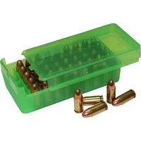 Mtm Case-Gard P50ss-9m-16 Ammo Box 9mm Luger 50 Rounds