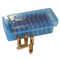 Mtm P50ss-9m-24 Side-Slide Ammo Box 9mm Luger Clear Blue