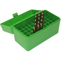 Mtm Case-Gard Rmld-50-10 Ammo Box 50 Round Short Magnum Green