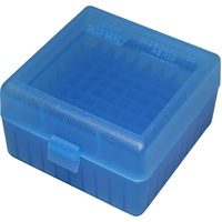 Mtm Case-Gard Rs-100-24 Rifle Ammo Box 100 Round Clear Blue