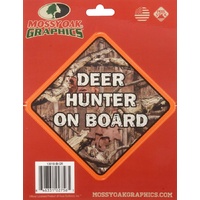 Mossy Oak Peel Sticker 'deer Hunter On Board'