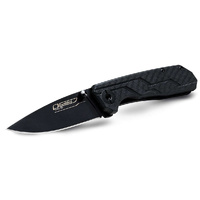 Marttiini 970110 Black 8 Folding Knife 80mm Blade G10 Handle Liner Lock
