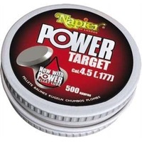 Napier 0.177 Power Target Pellets Durable 7.69 Grains - Tin Of 500 #n6051
