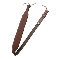 Napier N4768 Deluxe Broad Strap Rifle Sling With Oiled Leather And Brass Fittings