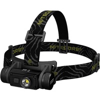 Nitecore Hc60 1000 Lumens 18650 Batt Spare O-ring Button Cover Usb Charg Cord