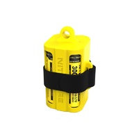 Nitecore Portable Battery Carry Storage Magazine - Holds Up To 4x 18650 Batteries Yellow #nbm40-yel