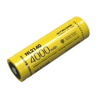 Nitecore 21700 Rechargeable Lithium Battery - 4000mah 3.6v 10a #nl2140