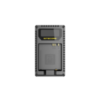 Nitecore Usb Digital Dual Slot Battery Travel Charger - For Leica D-lux #ul109