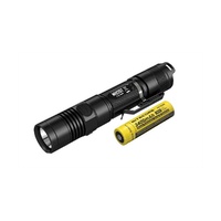 Nitecore Long Throw Tactical Usb Rechargeable Flashlight Torch - 1000 Lumens With Batteries #mh12gt-r2