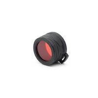 Nitecore Flashlight Torch Head Red Filter - 40mm For Mh25, Mh27, Ea4, Ea41 #nfr40