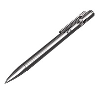 Nitecore Tactical Survival Tool Bidirectional Bolt Action Ballpoint Pen - Titanium Self-defense #ntp30