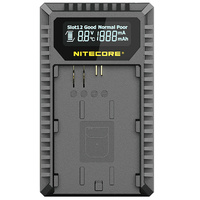 Nitecore High-performance Digital Usb Dual Slot Charger - For Canon Lp-e6n Battery #ucn3