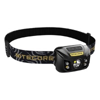 Nitecore Lightweight Compact Usb Rechargeable Camping Headlamp - 550 Lumens Xpg -g3 S3 Red Cri Black #nu32