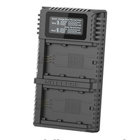 Nitecore Pro Double Quick Charge Usb Charger - For Sony Battery Α7 Iii, Α7r Iii, Α9 #usn4