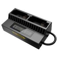 Nitecore Professional Usb Intelligent Battery Charger Fits Gopro Hero4 And Hero3 Battery - Black #ugp4