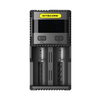 Nitecore Superb Smart Led  Li-ion Battery Charger - Dual-bay 3a 240v #sc2