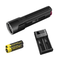 Nitecore Compact 2150 Lumens Led Torch Kit - W 2*nl1823 Battery I2 Charger #ec4s-set