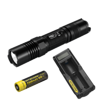 Nitecore Outdoor 900 Lumens Compact Led Torch Kit - W Nl1823 Battery Um-10 Charger #p10gt-set