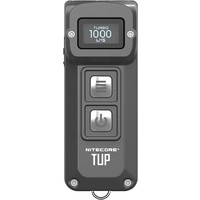 Nitecore Light Weight Rechargeable Led Keychain Flashlight Light - Grey 1000 Lumens #tup-gry