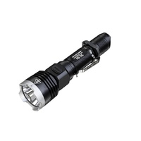 Nitecore Compact Tactical Led Torch Flashlight Torch - 1000 Lumens W Holster Lanyard Spare O-ring #p16-tac
