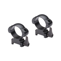 Nikko 30mm Weaver Steel Lok Rings Matte Black Quick Release - Medium #nsmqr30wm