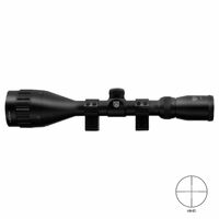 Nikko Stirling  Mountmaster 4-12x50 Ao Hmd Reticle Riflescope - 3/8 Inch Mounts #nmm41250aon