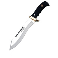 New Nieto Adventurer Hunting Knife Forprene Handle 21Cm Blade W/ Sheath #5004