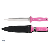 Nieto N-P1n Pig Sticker Knife 20cm Blade Pink Micarta