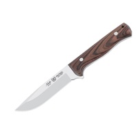 Nieto 1053-m 11cm Fixed Blade Knife Patrol Violet Wood Handle - An-58 Steel #n-1053m