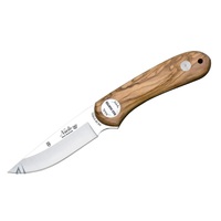 Nieto 1057 Max Hunter 9.5cm An-58 Steel Fixed Blade Knife - Olive Wood Handle #n-1057