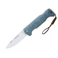 Nieto 13031 Fighter 8cm Steel Fixed Blade Knife Hunting Knives - Katex Blue Handle #n-13031