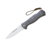 Nieto Combate 9.5cm An-58 Steel Folder Blade Knife Hunting Knives - Grey Blue Handle #n-662