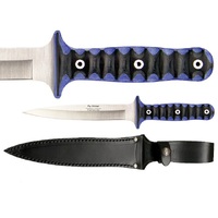 Nieto Pig Sticker 13.75 Inch Overall Fixed Blade Knife Hunting Knives - Blue Black Katex #n-b1n