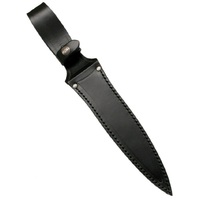 Nieto Quality Heavy Leather Sheath For Only Pig Sticker Knife Hunting Knives - Black #sh-n1nb