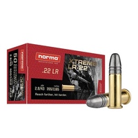 Norma Xtreme Lr-22 2421115 Ammunition 43gr Lrn 50 Pack